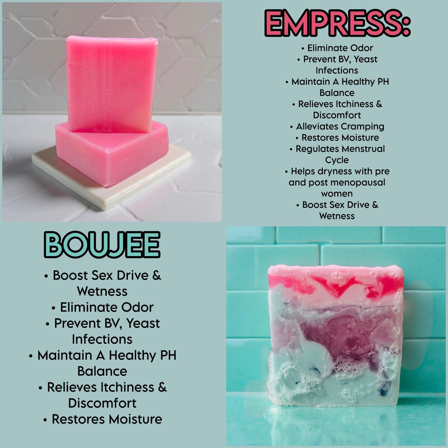 BOUJEE Feminine Soap Bar