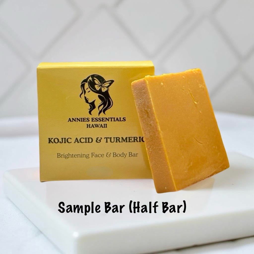KOJIC ACID & TURMERIC Brightening Face & Body Bar (Best Seller)