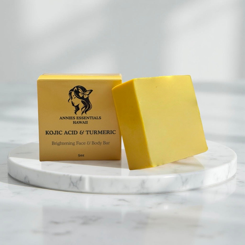 KOJIC ACID & TURMERIC Brightening Face & Body Bar (Best Seller)