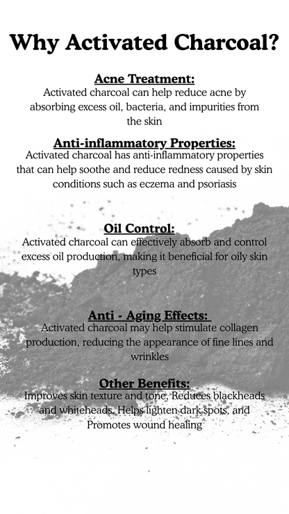 ACTIVATED CHARCOAL Face & Body Bar