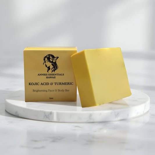 KOJIC ACID & TURMERIC Brightening Face & Body Bar (Best Seller)
