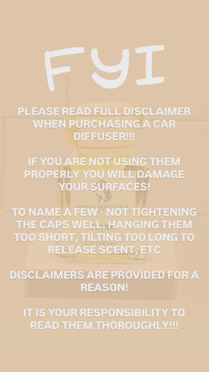 Car Diffusers (BEST SELLER)